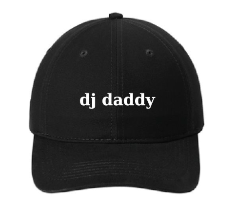 DJ DADDY HAT- BLACK